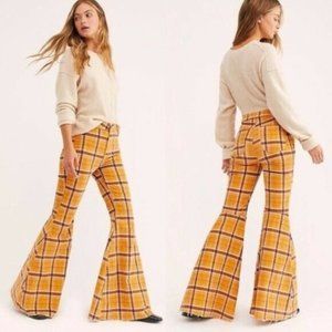 NWT FREE PEOPLE Float On Corduroy Flare Jeans